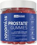 Novomins Prostate Gummies - High Strength Nettle Leaf Supplement for Men - Prostate Support & Urinary Health - with Pumpkin Seed, Nettle Leaf & Zinc - Vegan Men's Health Supplement