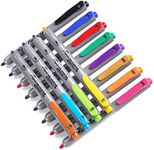 WRITECH Retractable Permanent Markers Assorted : Fine Point Marker Pen,12 Count