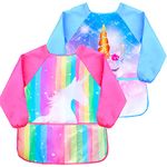 Sylfairy Kids Art Smocks Waterproof Children Art Smock Kids Art Aprons