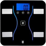 WW Scales by Conair Bluetooth Body Analysis Bathroom Scale - Measures Body Fat, Body Water, Bone Mass, Muscle Mass, and BMI, 9 User Memory, 400 lb. capacity, Black