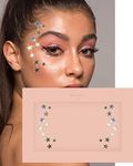 Face Jewels by Mercy London. Costume Accessories Face Gems Jewels All In One Festival Stick On, synthetic cosmetic-grade material