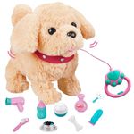 Plush Interactive Toy for Girls, Talking Golden Retriever Toy with Singing, Barking, Tail Wagging, Electronic Puppy, Stuffed Dog Toy for 2 3 4 Years Old Toddlers Girls Boys Christmas Birthday Gifts