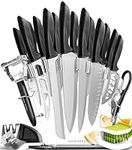 Home Hero Kitchen Knife Set with Sh