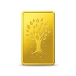 Kundan 24k (999.9) Kalpataru Tree 2 gm Yellow Gold Bar