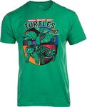 Normal Healthy Adult Turtles | Funny Ninja Humor 90s Teenage Joke Men Women Mutant T-Shirt-(Adult,L) Vintage Green