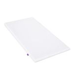 Snüz M010A Pod2 Baby Crib Mattress – 36.5cm x 80.5cm – Premium Quilted Foam Mattress Offering Expert Recommended Support for Newborns,White