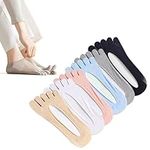 6 Pairs Toe Socks for Bunions, Low 