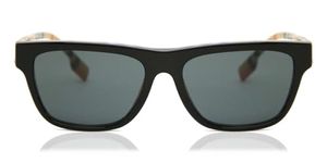 Burberry B LOGO BE 4293 Black Burberry Check/Grey 56/17/145 men Sunglasses