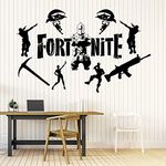 Gamer Wall Decor for Boys Room - Gaming Decals Video Game Vinyl Stickers - Teen Bedroom Art Decorations - Computer Retro Controller Poster Sign Quotes - Eat Sleep Game FT006