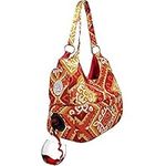 PortoVino Swankey Zag Wine Tote wit