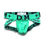 Men's Underwear Jockstrap Briefs (XL, Green)