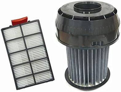 HEPA filter set suitable for Bosch series Roxx ́x BGS6 & Siemens VSX6 - alternatively 00649841, 649841, 00570324, 570324 from Microsafe®