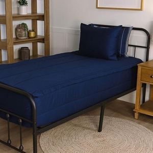 Beddy's All in One Bed in a Bag Zipper Bedding Set, Bottom Sheet, Cuddle Blanket, Comforter, Pillowcase(s) & Sham(s), Minky Interior Sheets with Comforter, Zip Bedding for Dorms, Bunks, Kids & Adults