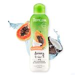 TropiClean Papaya and Coconut Pet Shampoo and Conditioner, Luxury 2-in-1 Shampoo and Conditioner for Dogs and Cats, 20 oz.