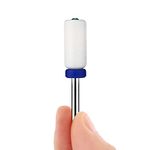 Nail Drill Bit, JCmaster Efile Drill Bit for Acrylic Nails, 3/32" Universal Size Cuticle Drill Bit Replacement for Electric Nail Files, Durable, for Beginner Remove Nail Care Nail Design Medium