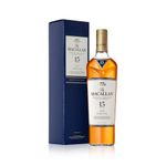 The Macallan 15 Years Old Double Cask | Single Malt Highland Scotch Whisky | Butterscotch, Apple & Sweet Spice | Sherry Seasoned Oak Casks | 43% ABV | 70cl