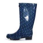 Regatta Womens Lady Wenlock Wellington Rain Boots, Navy Blue Tile, 5 UK