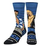 ODD SOX Men's Crew Socks - WWE Legendary Matches Collection (UK Adult 6-12) (The Rock Vs Stone Cold)