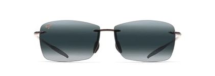 Maui Jim Unisex's Lighthouse Sunglasses, Gloss Black/Neutral Grey Polarized, One Size