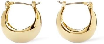 Ana Luisa Chunky Gold Hoop Earrings - Abby - Versatile 14K Gold Plated Hoops - Hypoallergenic, Water-Resistant, Tarnish-Free - Stylish Hoop Earrings - Women Gift Ideas