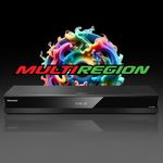 MULTIREGION Blu-ray Player Compatible with Panasonic DP-UB820 4K Ultra HD 3D - WiFi & LAN Twin HDMI Dolby Vision All Zone Code Free Blu-Ray Regions A, B & C DVD Regions 1-8 - DP-UB820EBK