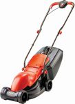 Flymo Easimo Electric Wheeled Lawn Mower, 900 W, Cutting Width 32 cm, Orange