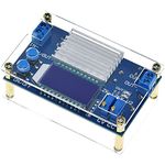 WANGCL Adjustable Voltage Regulator DC to DC 5.3V-32V to 1.2V-32V 12V Power Supply Module, 12A LCD Step Down Volt Transformer 160W CC CV Buck Converter Reducer