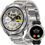 KOSPET Tank T4 Special Edition Smart Watch for Men, 1.43" AMOLED Rugged Watch with GPS Offline Maps, 10ATM Waterproof Freediving, 50-Day Battery, Bluetooth Calls/Heart Rate for Android iOS (2 Bands)