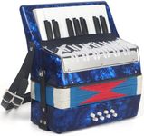 AKLOT 17 Key Piano Accordion, Light