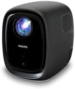 Philips, Neopix 130, Home Theater Projector, Advanced Image Correction, Full HD 720p, Advanced LED Light Source, Wi-Fi Mirror Mode, Stereo Sound, Connected Operating System, Black