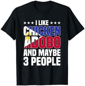 Adobo Filipino Pinoy Chicken Pork Cuisine Philippine Flag T-Shirt