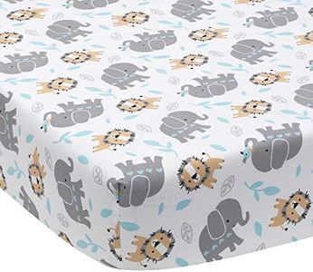 Bedtime Originals Jungle Fun Fitted Crib Sheet