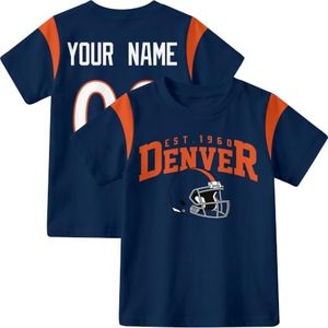 KREDE Denver T Shirt Custom Name Number for Kids Boy Girl Gift