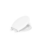Kohler 4639-RL-0 Cachet ReadyLatch Quiet Close Round Toilet Seat, White