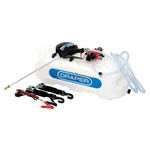 Draper ATV Spot Sprayer 37L, HDPE Tank with Diaphragm Pump, Handheld Spot Lance, Stream & Cone Spray Patterns, Remote Switch Control, Strap Mount for Quad Bike - Fertiliser & Weed Killer