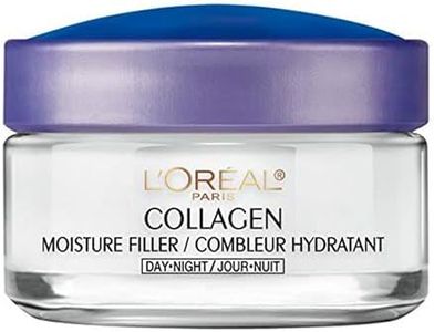 L’Oréal Paris Day and Night Moisturizer Cream, Collagen Moisture Filler Skincare, Hydrating Cream for Face, Neck and Chest to Smooth Skin and Reduce Look of Wrinkles, 50 ml