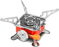 FabSports Camping Gas Stove, 2800W, Ultra-Light Folding, Outdoor Picnic Cooking Burners, With Storage Bag, Emergency Stove