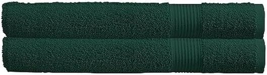 Olivia Rocco Egyptian Cotton Towels Home Bathroom Towel Set Bale Fade Resistant 500gsm Home Collection Bales Bath Sets, 2 Jumbo Bath Sheets Emerald Green