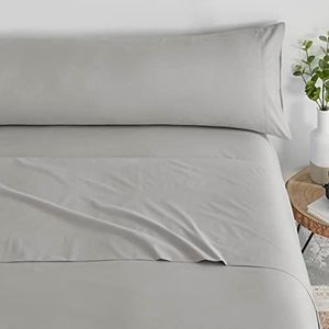 Donegal Collections - Juego de Sabanas Completo de Ropa de Cama - Sabanas 150 x 190 y Sabanas 150x200 - Tacto Extrasuave - Disponible Sabanas Cama 150 - Color Perla - Fabricado en España.
