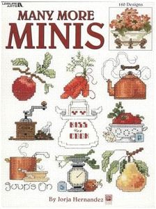 Leisure Arts Many More Minis Cross Stitch Book