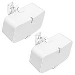 Yibracki Pair of Heavy Duty Speaker Wall Mount for Sonos 5 Mount & Sonos Play 5 Mount - Tilt & Swivel Adjustable Speaker Mount for Sonos 5 & Five Wall Mount and Sonos Play 5 Gen 2 Wall Mount, White