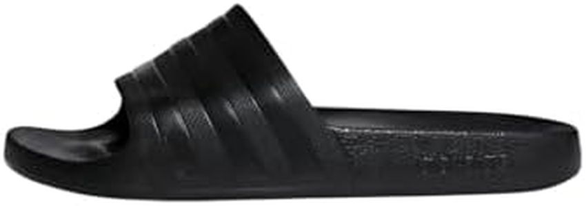 adidas Sportswear Adilette Aqua Slides, Core Black/Core Black/Core Black, US 10