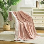 Templewet Heated Blanket Electric Throw 50" x 60" -Heated Throw Blanket with 4 Heating Levels & 3 Hours Auto Off,Machine Washable,ETL & FCC Certification,Over-Heat Protect（Candy Pink）