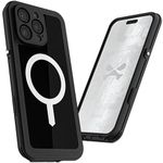 Ghostek Nautical Slim Apple iPhone 16 Pro Max Case Waterproof - Built-in Screen and Camera Lens Protector, Compatible with Apple MagSafe Accessories Designed for iPhone 16 Pro Max (6.9", Black)