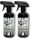 The Stink Solution Hockey Odor Eliminator For Strong Odor: Quickly Banish Sweat & Body Odor From Hockey Gear, Skates, Hockey Bags, Gloves, & More! Safe Hockey Deodorizer - 2 16 oz Bottles Coconut Lime