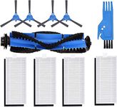 Replacement Parts for Eufy RoboVac 11S, RoboVac 12,RoboVac 15C, RoboVac 30, RoboVac 30C, RoboVac 35C Vacuum Filters, 4 Side Brushes, 4 Filters, 1 Roller Brush and Clean Brush Accessories Kit