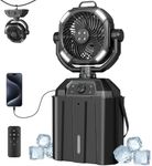 NYXQUARK Portable Misting Fan with 