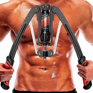 Yes4All Twister Arm Exerciser - Adjustable 22-440lbs Hydraulic Power, Home Chest Expander, Shoulder Muscle Training Fitness Equipment, Arm Enhanced Exercise Strengthener