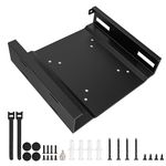 Mini PC Mount for Dell Micro Mount, Wall VESA and Under Desk Mount for Dell OptiPlex Micro Form Factor Case, for Dell MFF 7050 7080 5070 7020 3000 7060 7090 7010 3060 3040 3046 3050 9020 and More