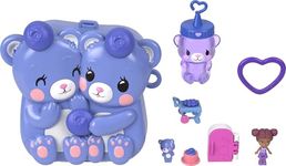 Polly Pocket Doll and Playset, Blueberry Bestie Compact, Travel Toy, 1 Micro Doll, Pets and Fruit Themed Accessories